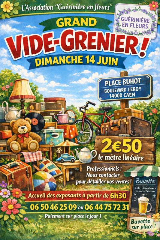 Vide grenier de guérinière en fleurs