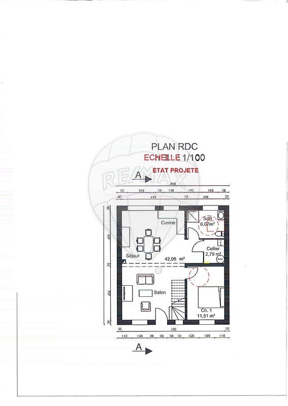 Maison - 100 m² - 4 pièces