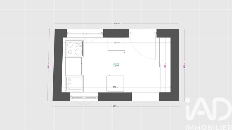 Maison de ville - 58 m² - 4 pièces