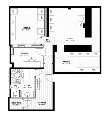 Local commercial - 121 m²