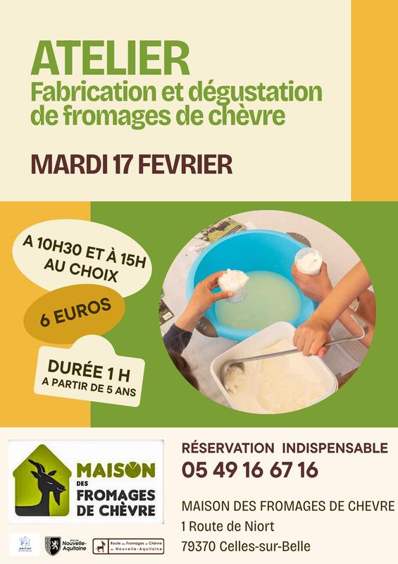 Atelier "Découvrez la fabrication des fromages de chèvre et dégustez-les !"