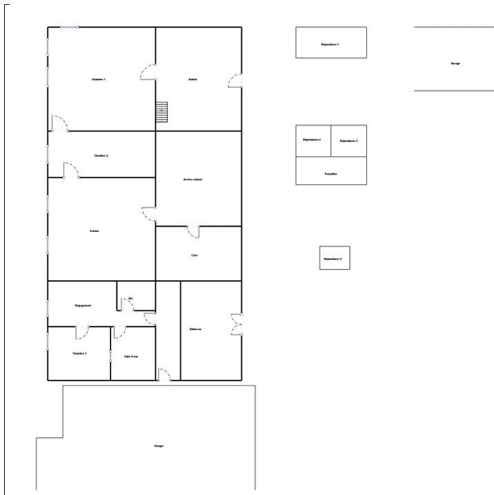 Maison ancienne - 107 m² - 4 pièces
