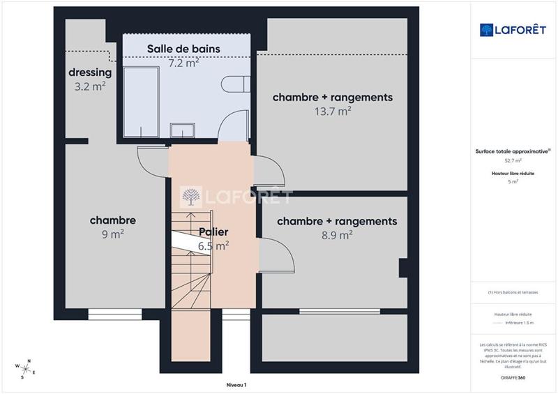 Maison - 92 m² - 6 pièces