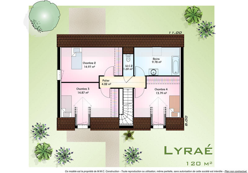 Maison - 120 m² - 6 pièces