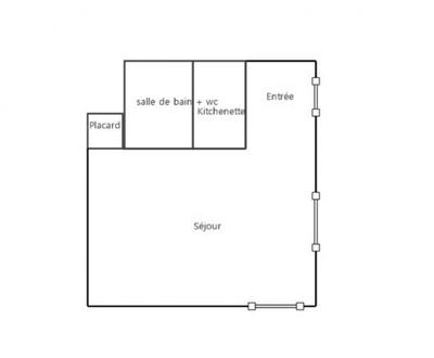 Appartement - 24 m² - 1 pièce