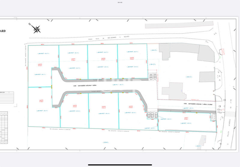 Terrain constructible - 424 m²