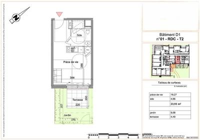 Appartement - 24 m² - 1 pièce