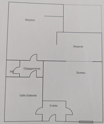 Local commercial - 60 m² - 1 pièce