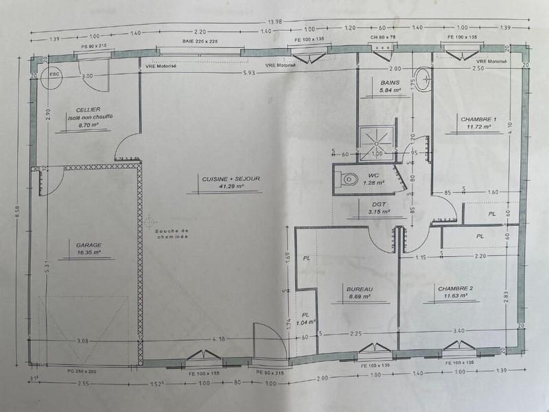 Maison - 94 m² - 4 pièces