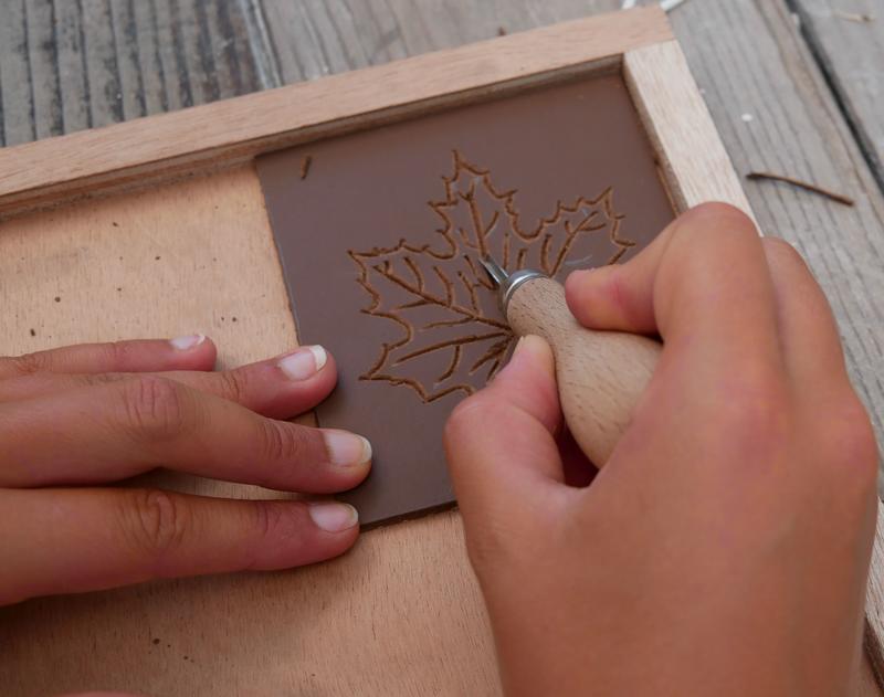 Les mardis de l'été «Cartes postales en linogravure»