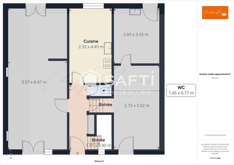 Maison - 91 m² - 5 pièces