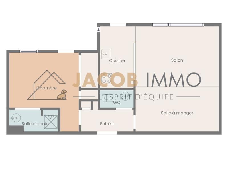 Appartement - 5 309 m² - 2 pièces