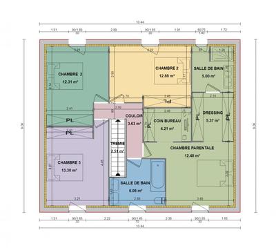 Maison - 155 m² - 1 pièce