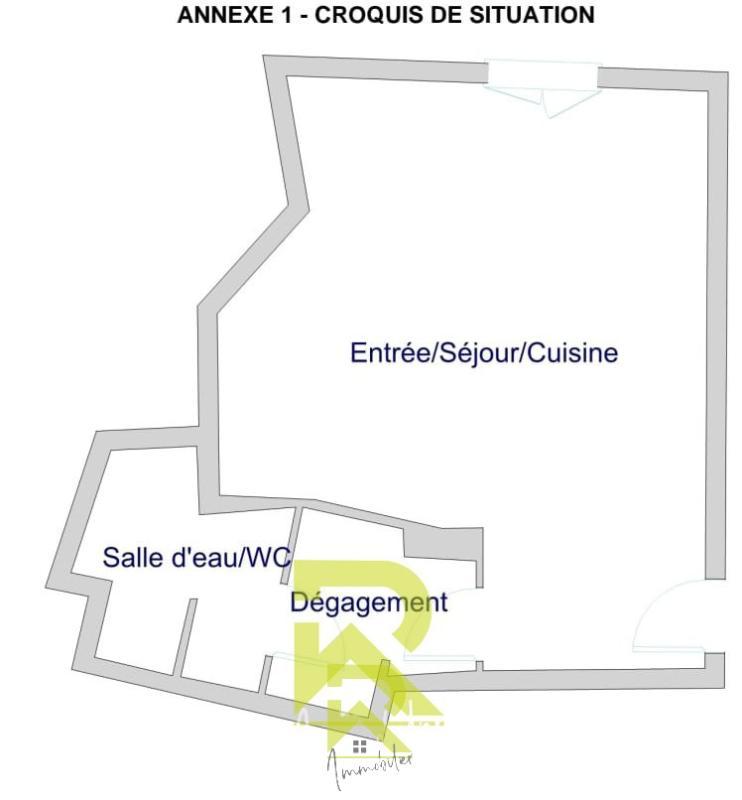 Studio - 31 m² - 1 pièce