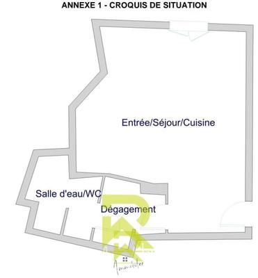 Studio - 31 m² - 1 pièce