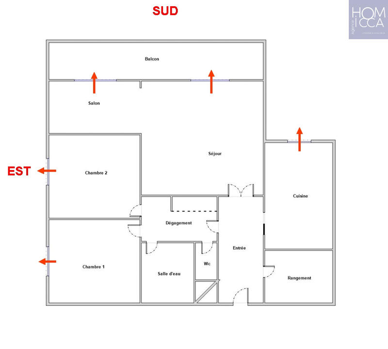 Appartement - 92 m² - 4 pièces