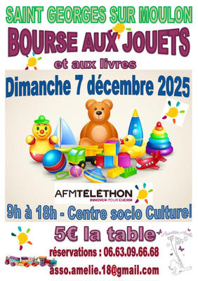 Bourse aux jouets et aux livres