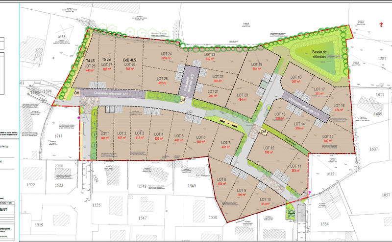 Terrain constructible - 303 m²