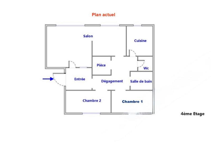 Appartement - 77 m² - 4 pièces