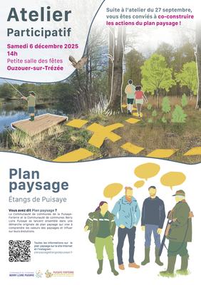 Atelier participatif : plan paysage des étangs de Puisaye
