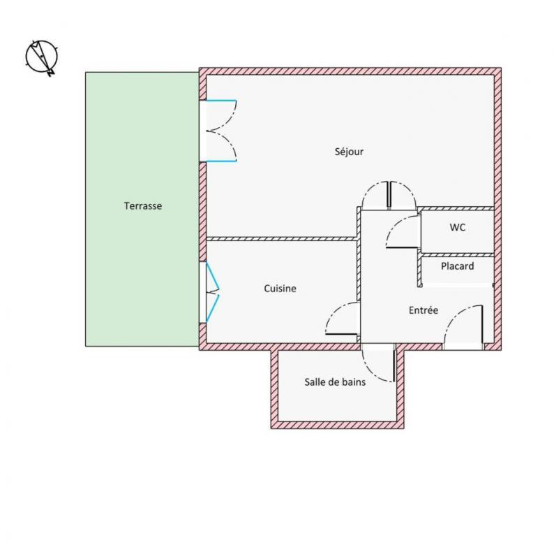 Studio - 38 m² - 1 pièce