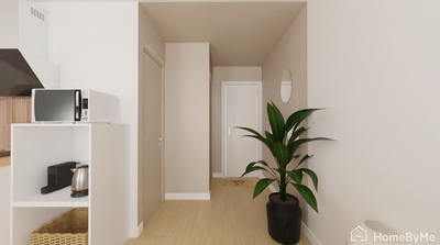 Appartement ancien - 20 m² - 1 pièce