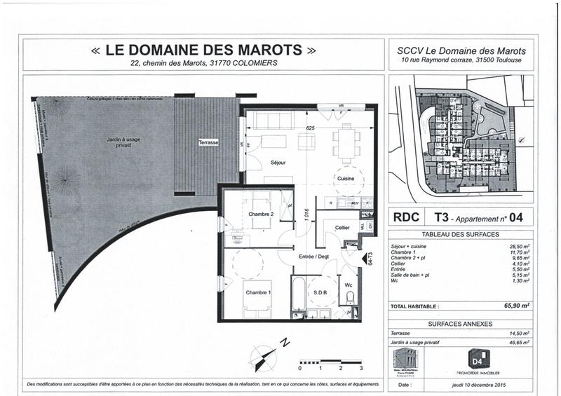 Appartement - 66 m² - 3 pièces