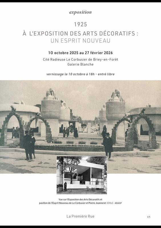 1925 à l'exposition des arts décoratifs : un esprit nouveau