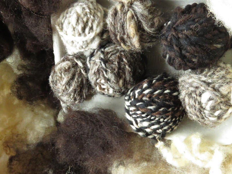 Stage de filage de laine  et stage de feutrage