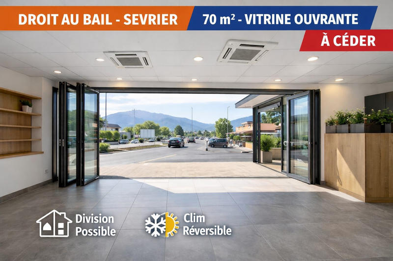 Fonds de commerce - Local commercial - 70 m²