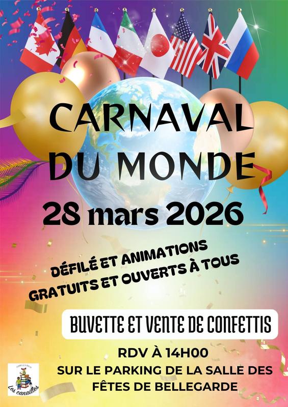 Défilé du carnaval - thème : carnaval du monde