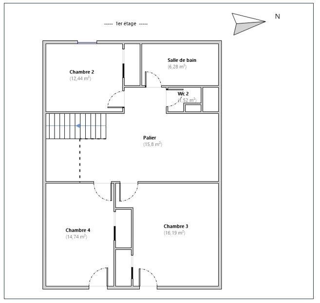 Maison - 140 m² - 6 pièces