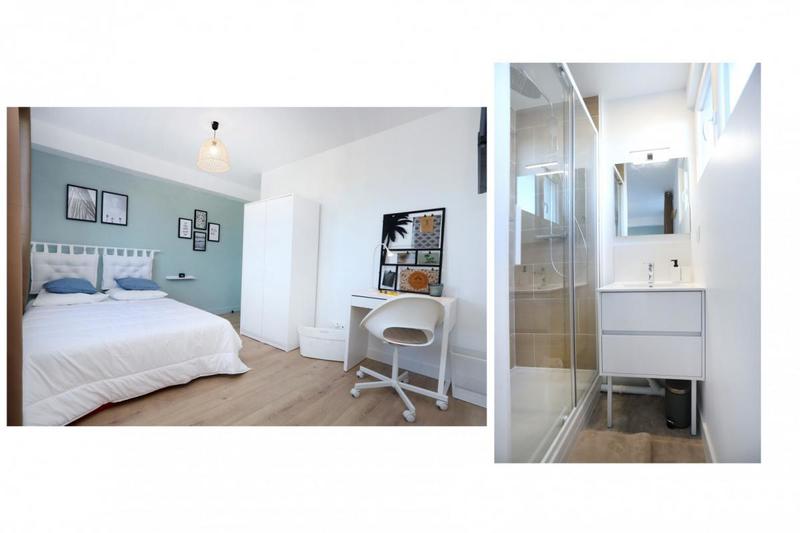 Chambre - 11 m² - 1 pièce