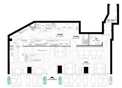 Local commercial - 81 m²