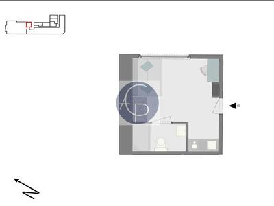 Appartement - 16 m² - 1 pièce