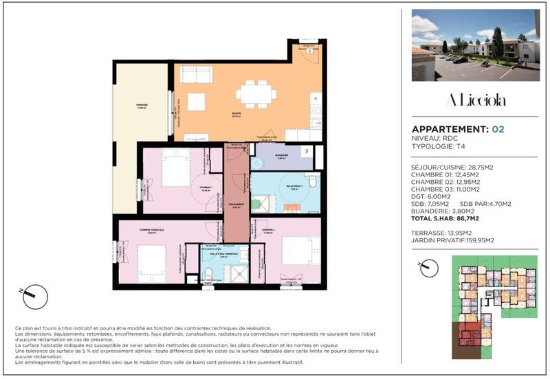 Appartement - 87 m² - 4 pièces