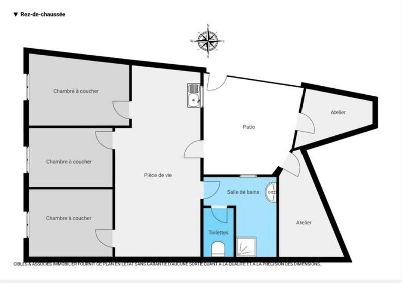 Maison ancienne - 70 m² - 4 pièces