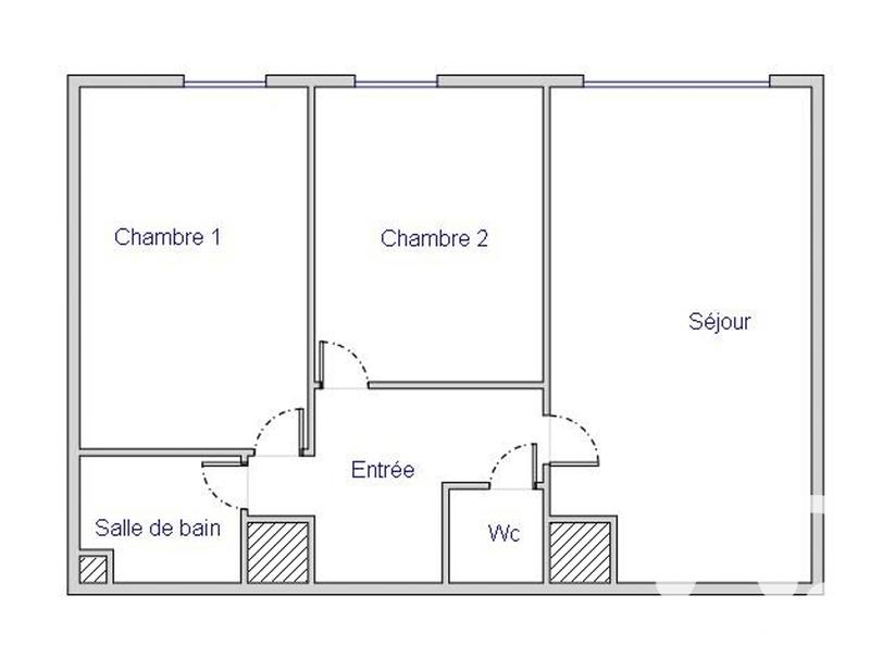 Appartement - 55 m² - 3 pièces