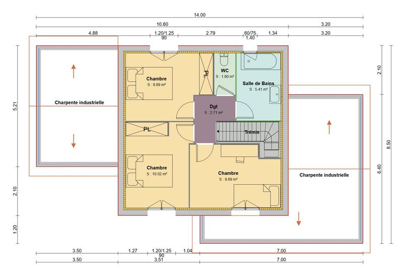 Maison - 94 m² - 4 pièces