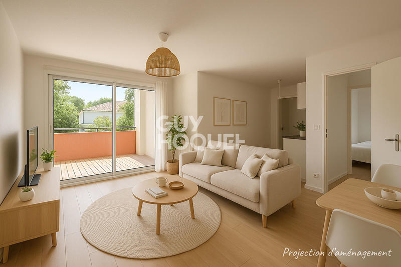 Appartement - 46 m² - 2 pièces