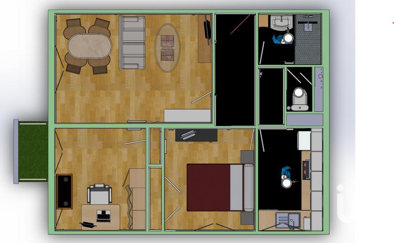 Appartement - 54 m² - 3 pièces