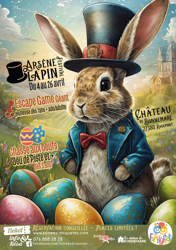 Pâques - Arsène Lapin au Château de Bonnemare (27)