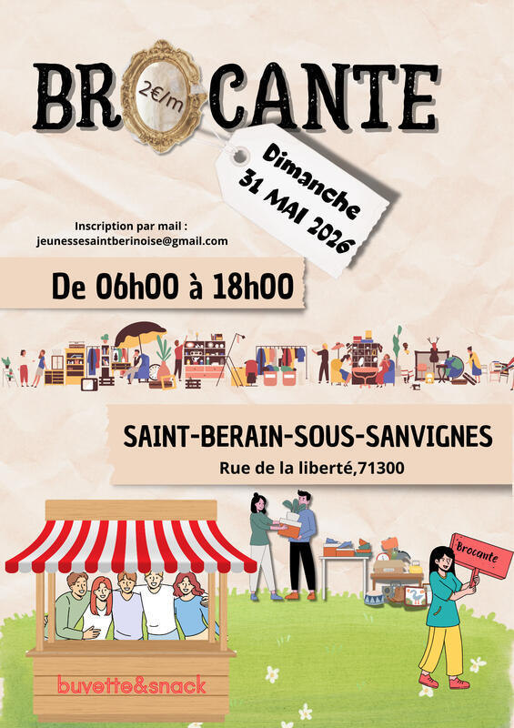 Brocante de la jeunesse saint-bérinoise