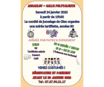 Soirée tartiflette années 80