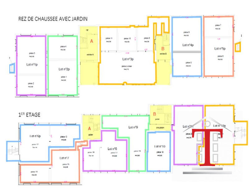 Appartement - 49 m² - 2 pièces