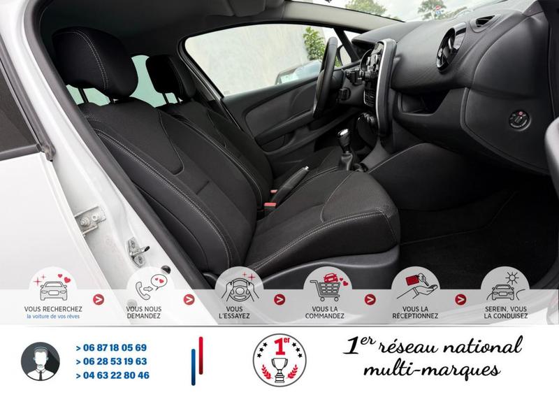 Renault Clio IV 0.9 Tce 75Cv Energy 39600Km Crit'Air 1*Moteur à Chaine*Véhicule Sous Garantie*Ct Révision Entretien Complet*Véhicule Garantie*100 Points de Contrôles*Aide au parking*Vitres teintées conformes la réglementation*Climatisation*Fixation Isofix