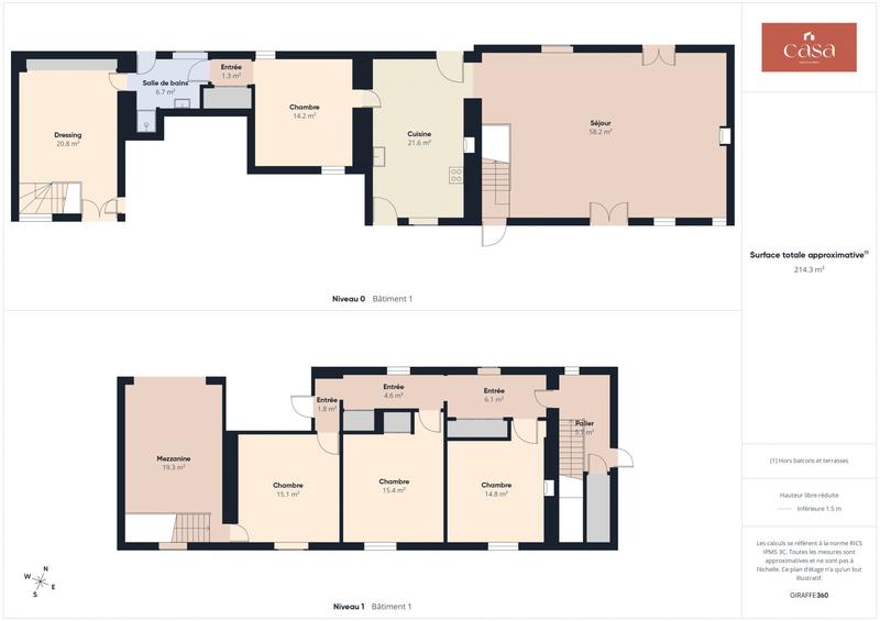 Maison ancienne - 349 m² - 9 pièces