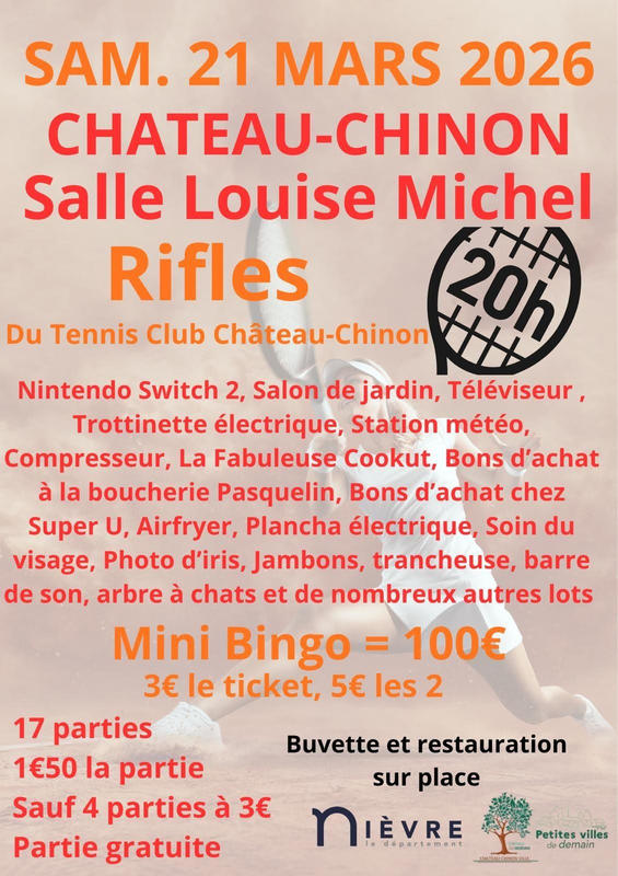 Rifles du tennis club de Château-Chinon