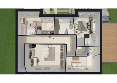 Maison - 97 m² - 4 pièces