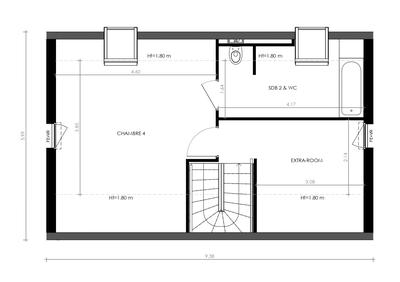 Maison - 121 m² - 5 pièces